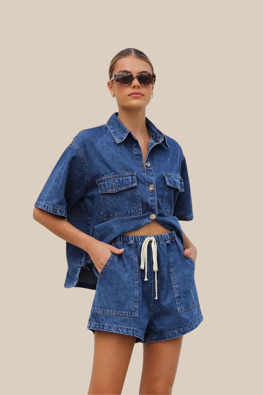 Jeans and Shorts set