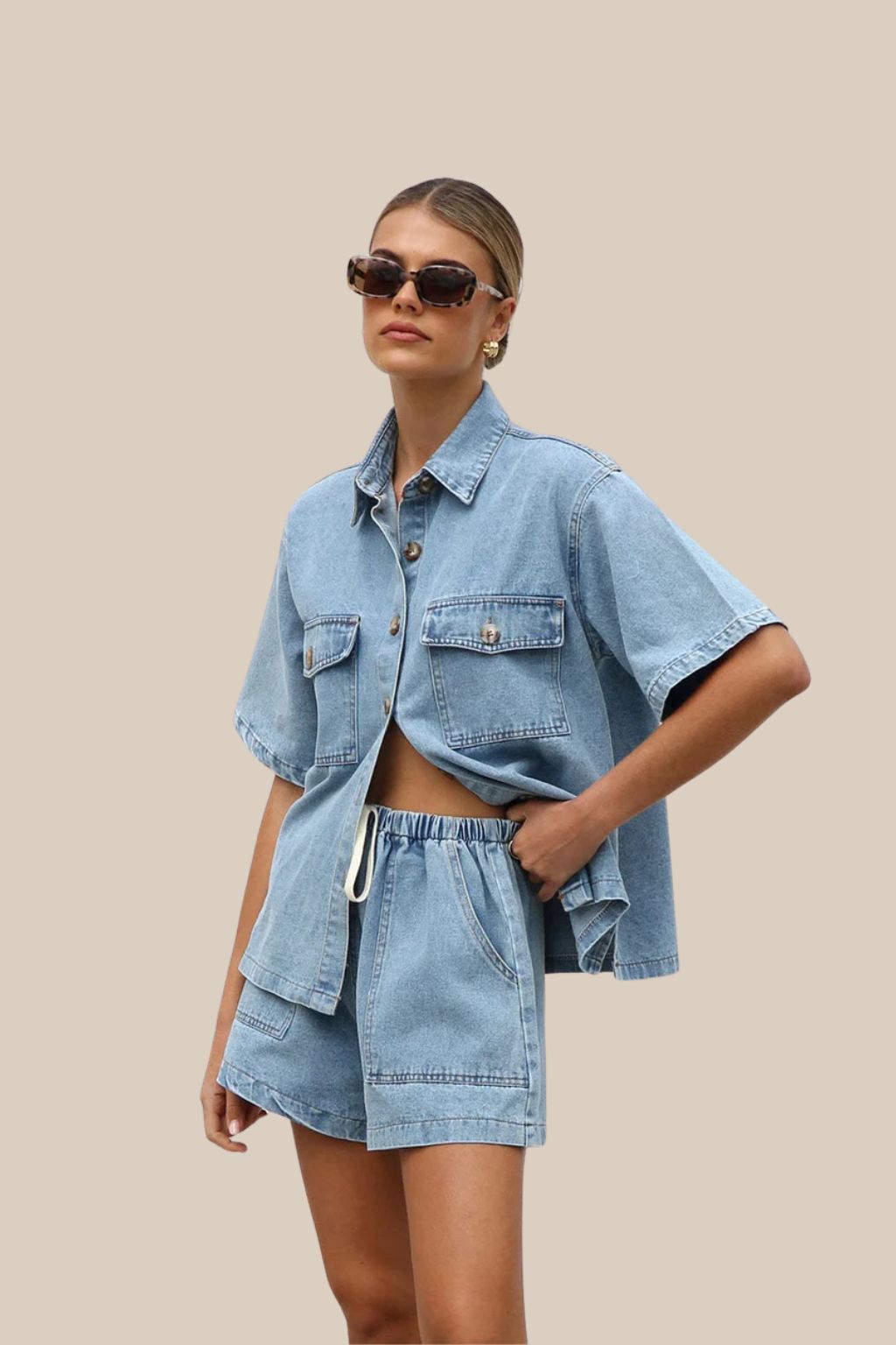 Jeans and Shorts set