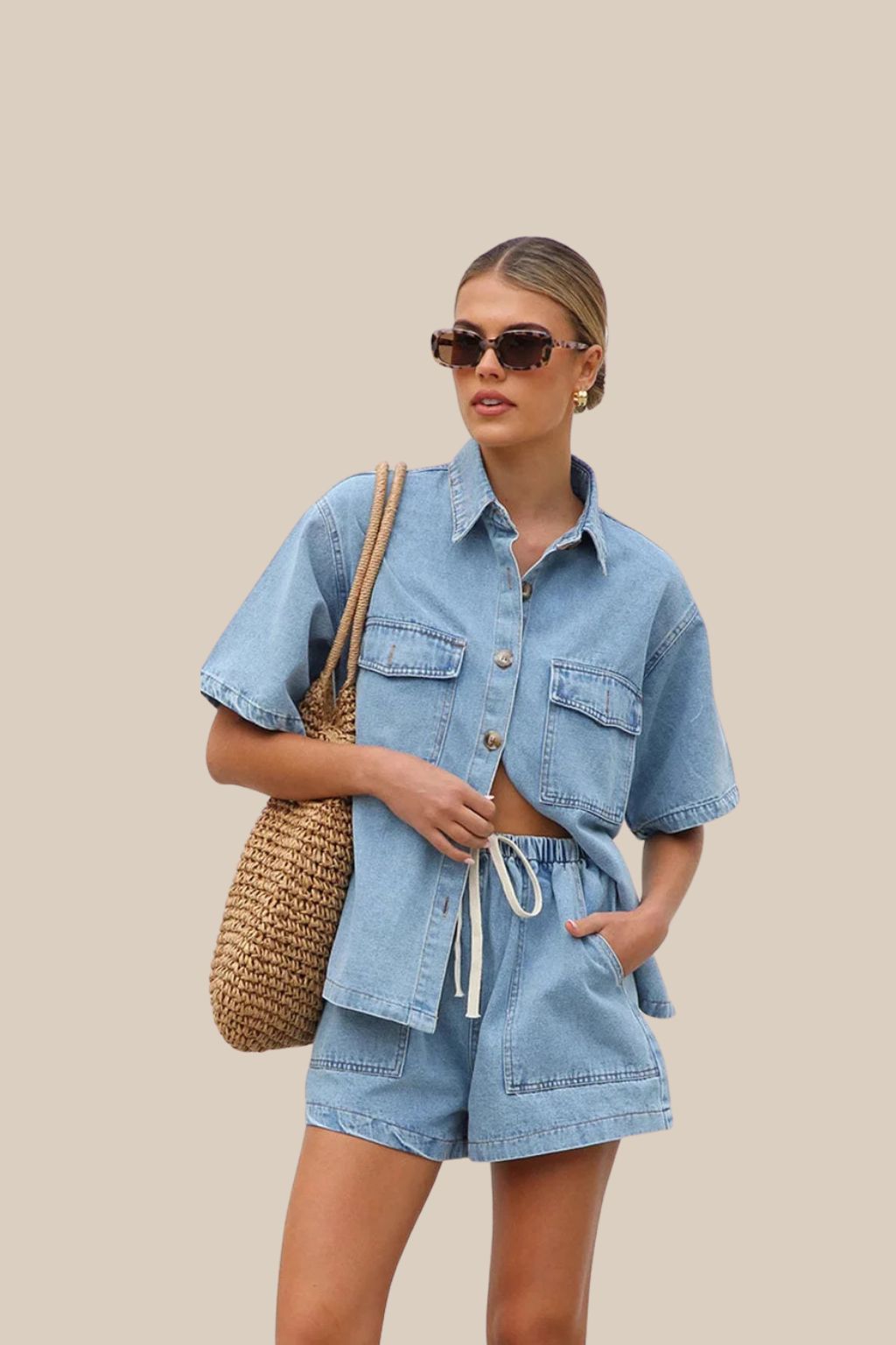 Jeans and Shorts set